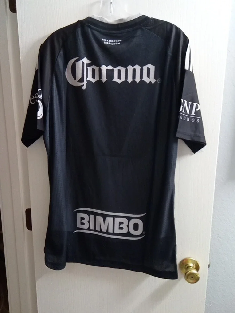 Adidas Black Caliente MX Home Games Jersey with White Accents